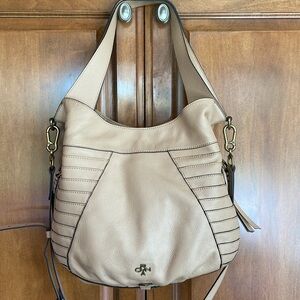 orYANY Tan Leather Satchel Like New!